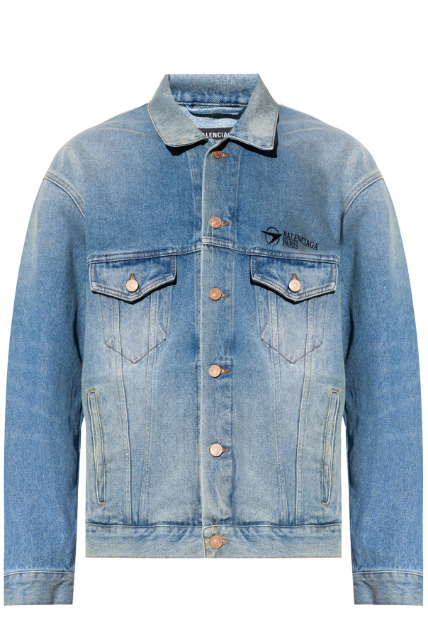 Balenciaga Distressed denim jacket